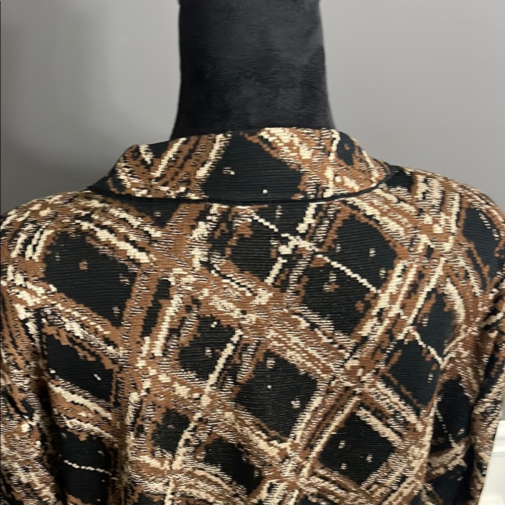 Ming Wang Blazer With Geometric Pattern - image 6